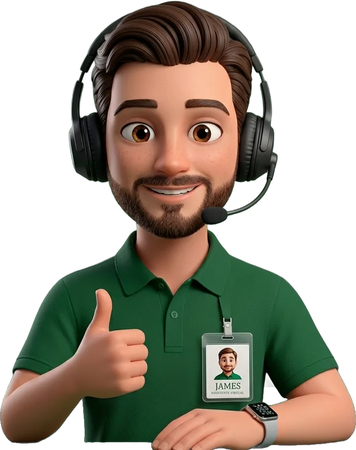 James, o atendente de IA da Studio Web 360